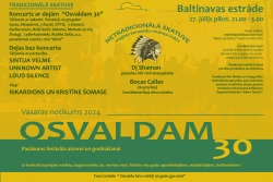 Atpūtas un ceļojumu piedāvājumi 25.07.2024 - 27.07.2024 Festivālam "Osvalds" 30 Baltinavā Balvu TIC